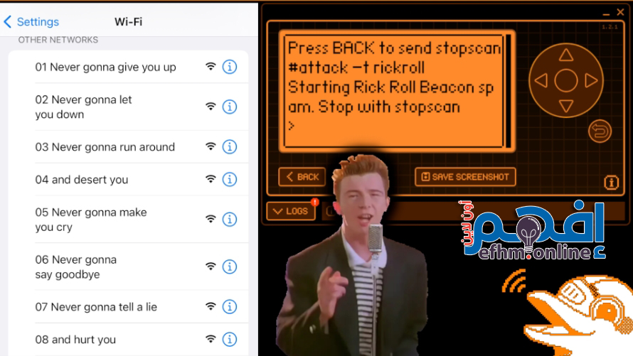 Rick Roll Attack