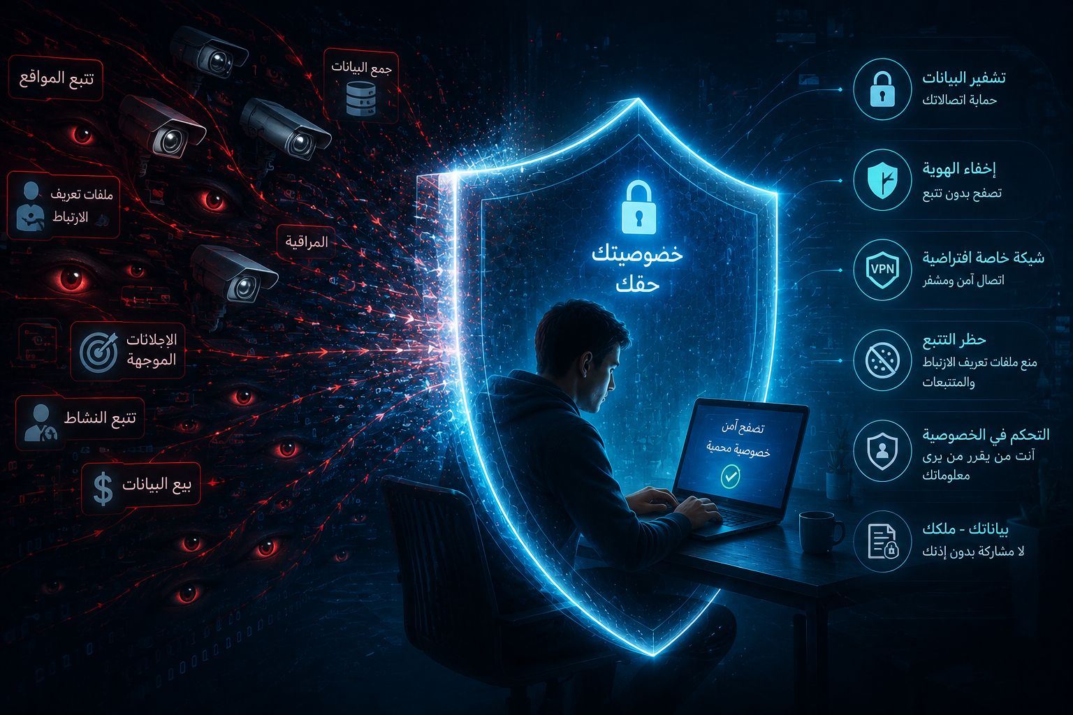 كيف تحمي خصوصيتك الرقمية على الإنترنت