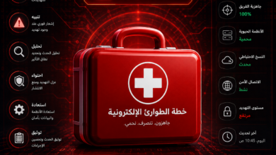 خطة الطوارئ السيبرانية — ماذا تفعل في الدقائق الأولى بعد اكتشاف الاختراق