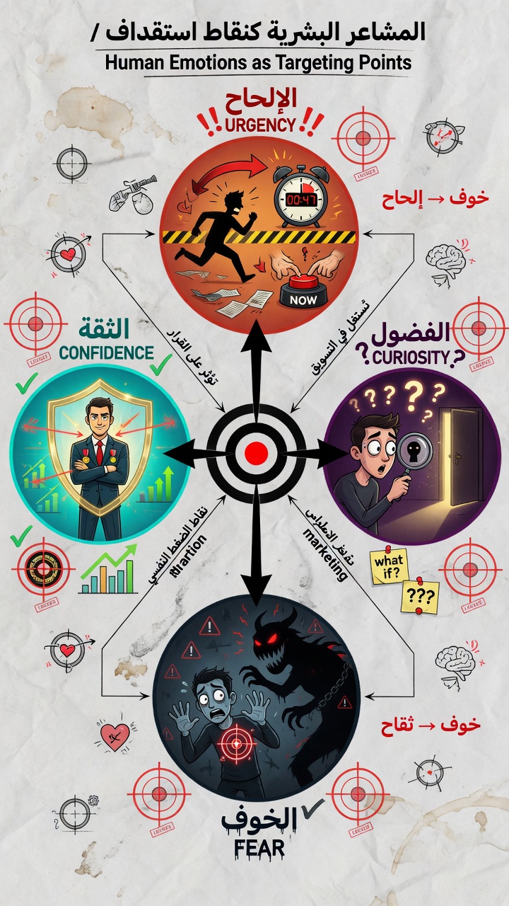 المبادئ النفسية التي تستغلها هجمات الهندسة الاجتماعية