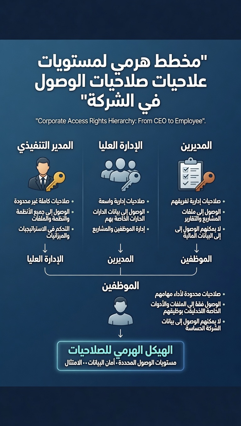 إدارة صلاحيات الوصول للموظفين في الشركات الصغيرة