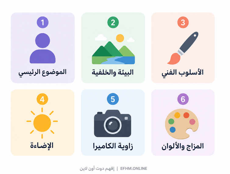 مكونات البرومت الصحيح للصور